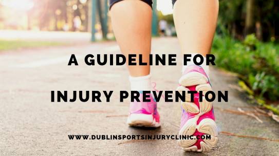 A Guideline for Injury Prevention